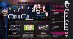 Desktop Screenshot of boygeorgeuk.com